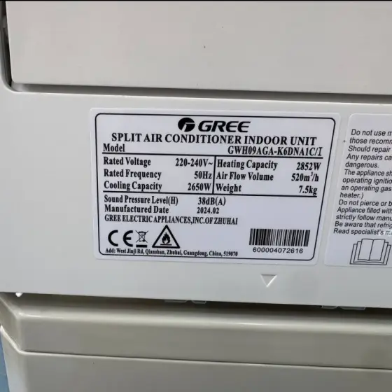 کولر گازی 9000 اینورتر گری سری پلار مدل GWH09AGA