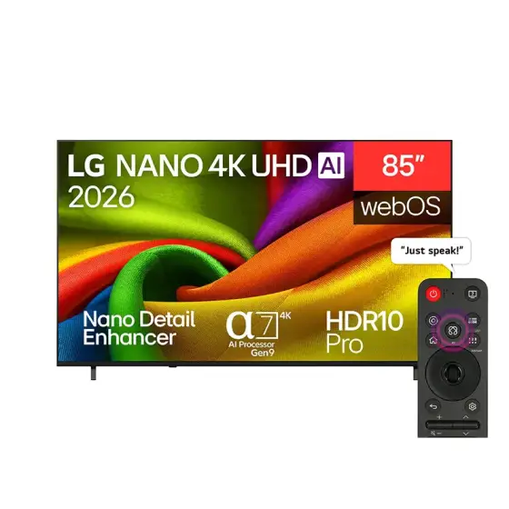 تلویزیون 85 اینچ ال جی مدل 85NU840B6LA