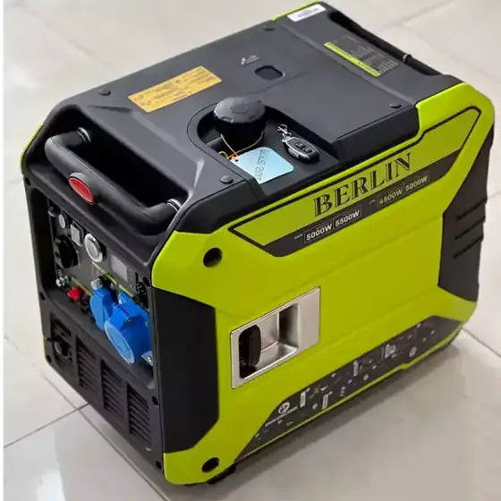 موتور برق 6.5 کیلووات دو گانه سوز برلین مدل BE-6500EIG