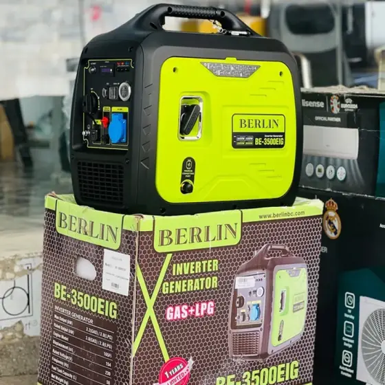 موتور برق 3.5 کیلووات دو گانه سوز برلین مدل BE-3500EIG