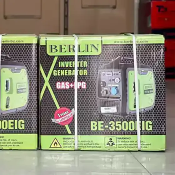 موتور برق 3.5 کیلووات دو گانه سوز برلین مدل BE-3500EIG