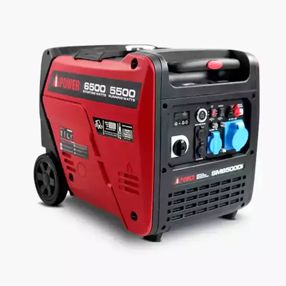 موتور برق 6.5 کیلووات بنزینی آی پاور مدل SM6500Di