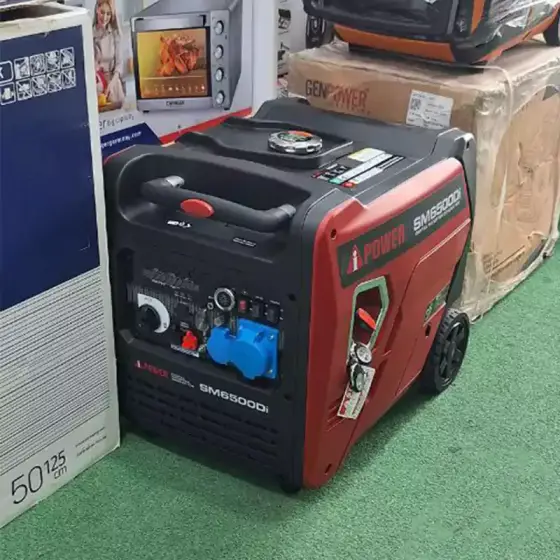موتور برق 6.5 کیلووات بنزینی آی پاور مدل SM6500Di