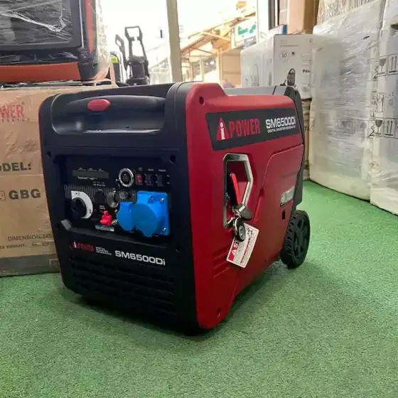 موتور برق 6.5 کیلووات بنزینی آی پاور مدل SM6500Di